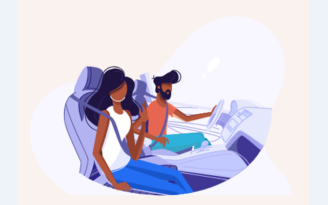 Couple nantais qui assure sa voiture